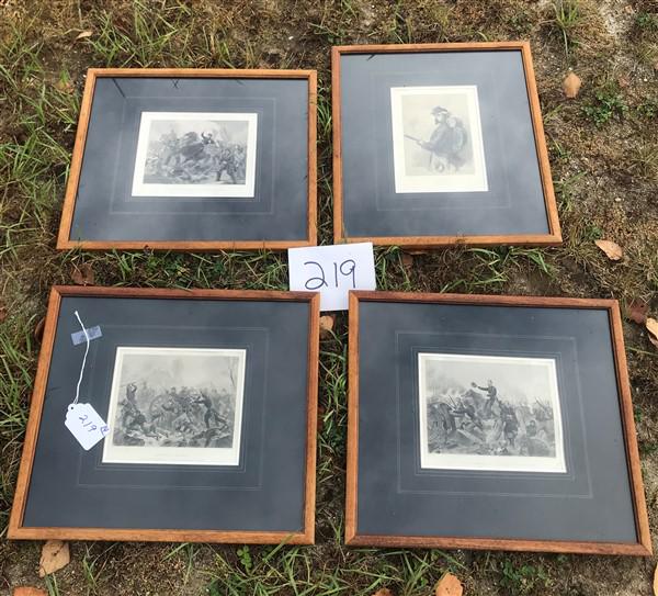 4 Civil War Etchings (1 of 5)