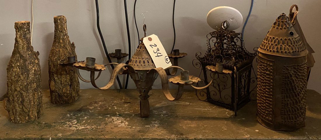 Interesting Lot of Lighting, etc. 6 Pcs (1 of 4)