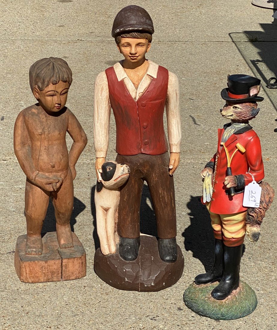 3 Carved Figures (1 of 4)