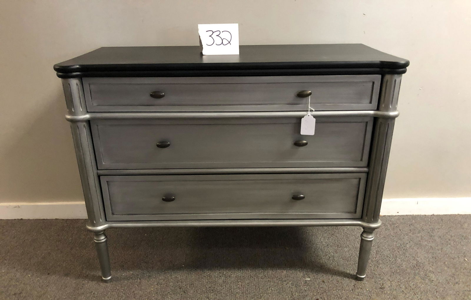3 Drawer Contemporary Chest (1 of 3)