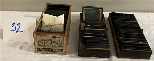 3 Boxes of High Quality 100 Year Old Slides (1 of 8)