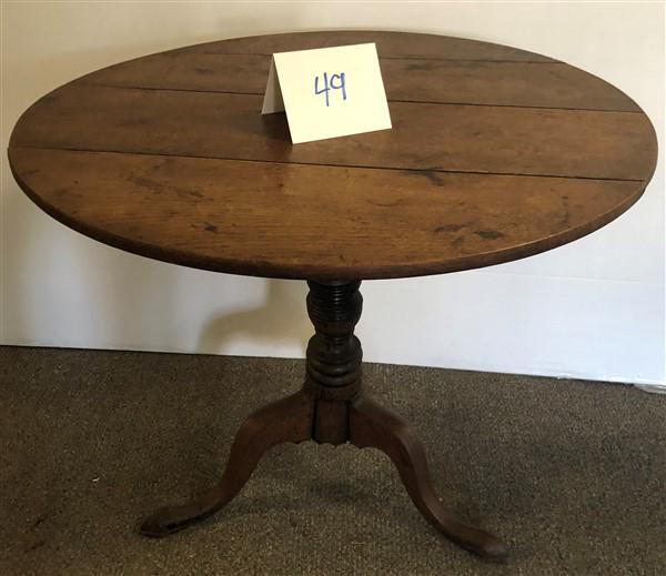 19th Cent. French Tilt Top Table (1 of 2)