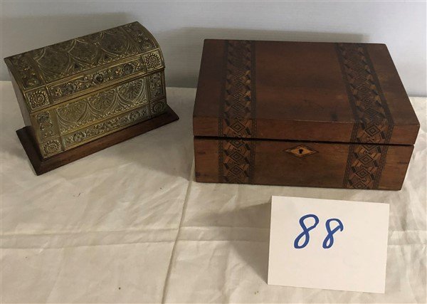 19th Cent. Lap Desk and Letter Holder (1 of 5)