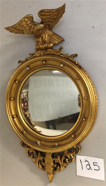 125 Year Old Bulls-Eye Mirror: 125 Year Old Bulls-Eye Mirror
