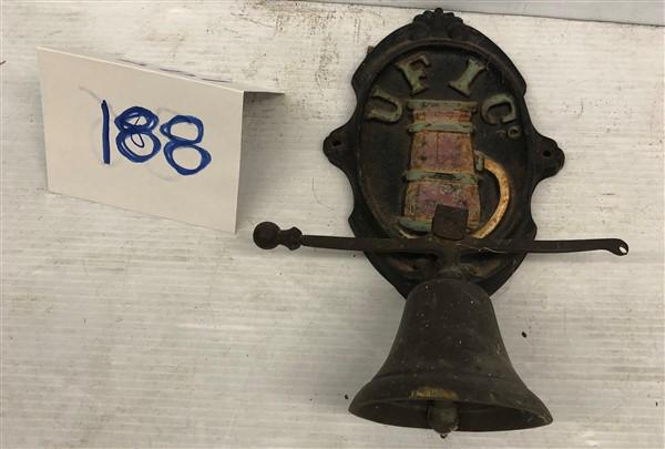 Vintage Cast Iron Fire Dept. Bell (1 of 1)