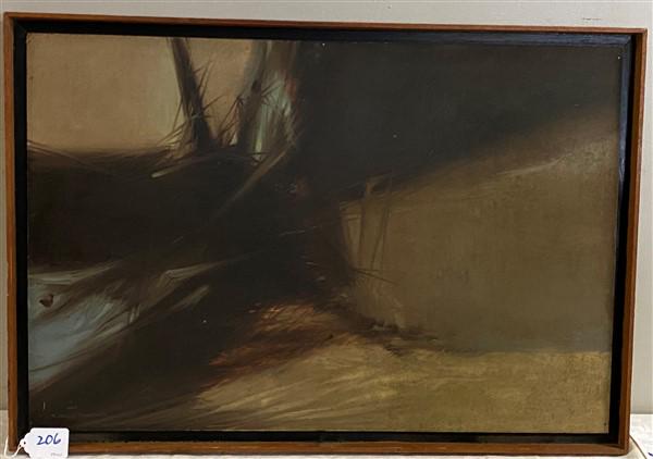 Framed Oil on Masonite Chas. Reinhart 38"x26": Framed Oil on Masonite Chas. Reinhart 38"x26"