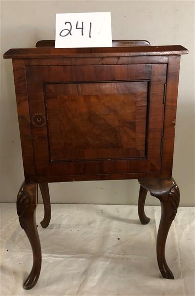 1 Drawer Burlwood Stand: 1 Drawer Burlwood Stand