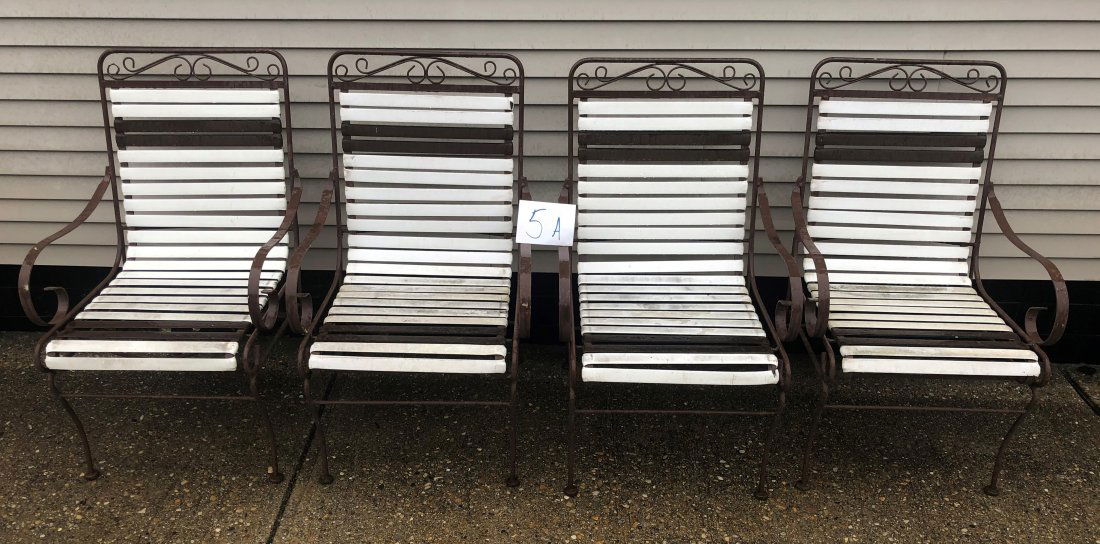 4 Iron Garden Chairs (1 of 2)