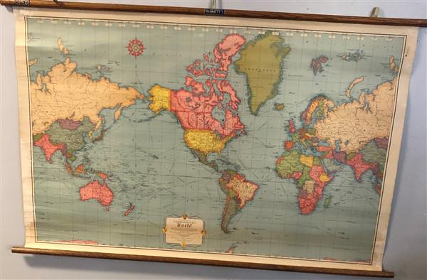 World Map 34"x54": World Map 34"x54"