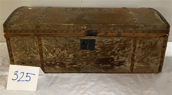 Hide Covered 30" Antique Box: Hide Covered 30" Antique Box