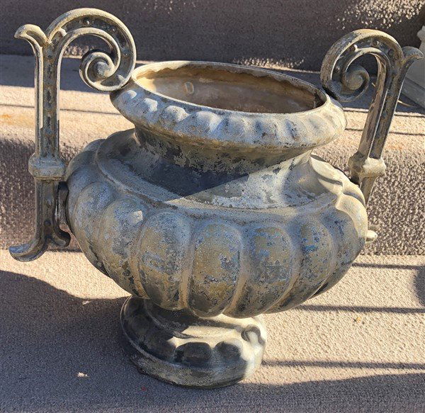 Heavy 2 Handled Urn (1 of 2)