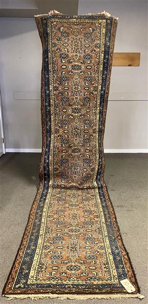 Antique caucasian runner 3'2" x 13'3" (1 of 4)