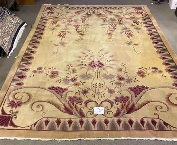 Semi Antique Chinese Carpet 10' x 14' (1 of 6)