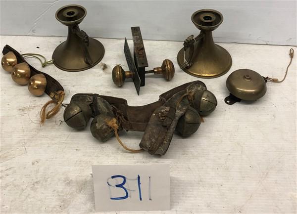 2 Candlesticks, Sleigh Bells, Doorbell (1 of 4)