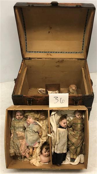 Trunk Lot of Early Dolls (1 of 5)