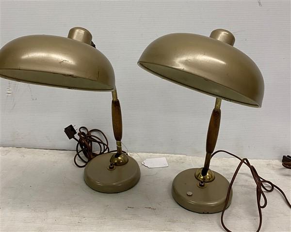 Pr. 16" MCM Desk Lamps (1 of 3)