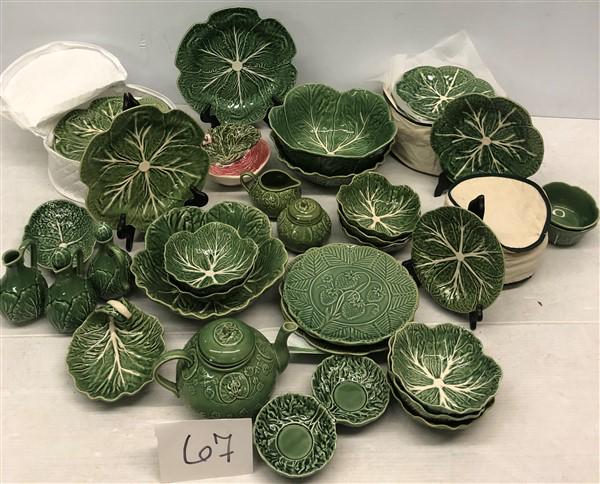 Green Cabbage China Service- Made in Portugal- (1 of 6)