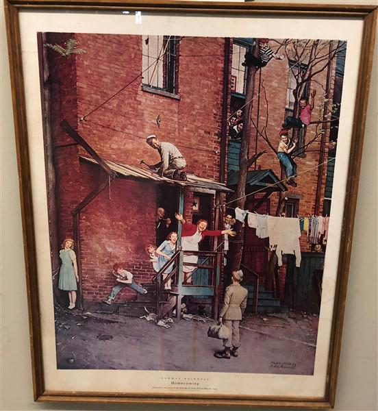 Pencil Sgnd Norman Rockwell Print (1 of 4)
