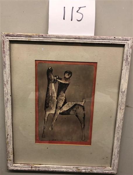 Marino Marini 1953 Framed Print 15"x18" (1 of 3)