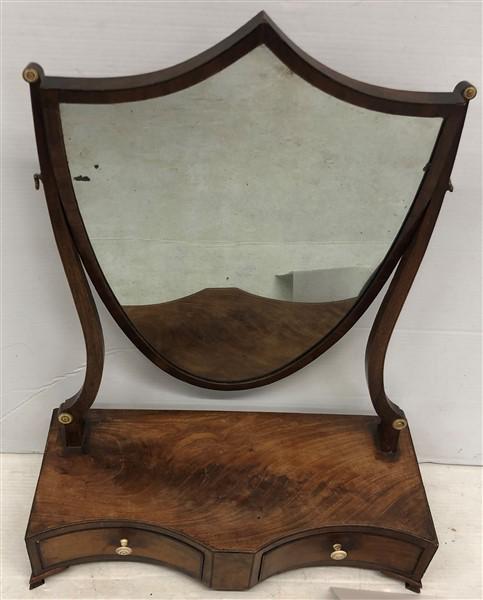 19th Cent. Shaving Mirror (1 of 3)