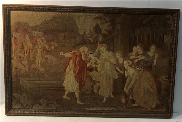 Framed 19th Cent. Tapestry (1 of 4)