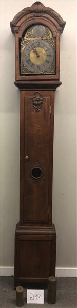 As Found Carved Oak French Tall Clock 8 (1 of 10)