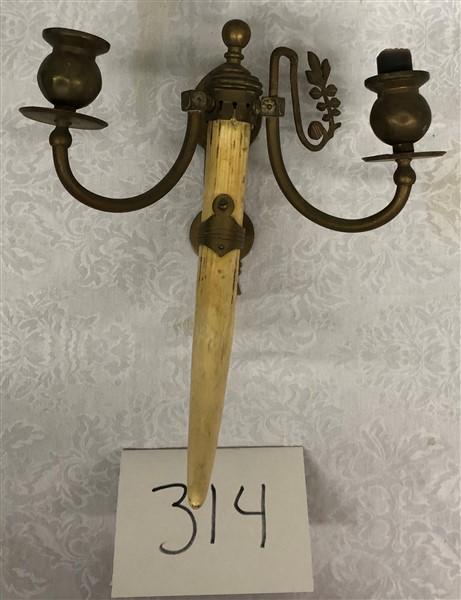 Single Horn Sconce (1 of 3)