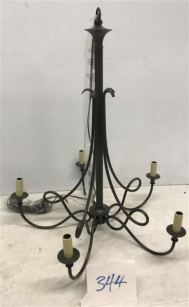 Eric Cohler twist chandelier  28" 5 Arm Fixture (1 of 1)