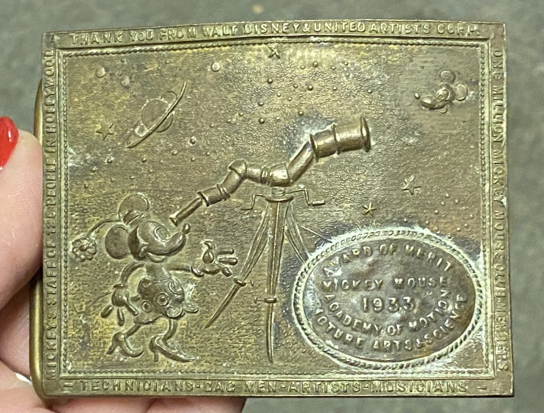Rare Marked1933 Mickey Mouse Belt Buckle: Rare Marked 1933 Mickey Mouse Belt Buckle Made in England