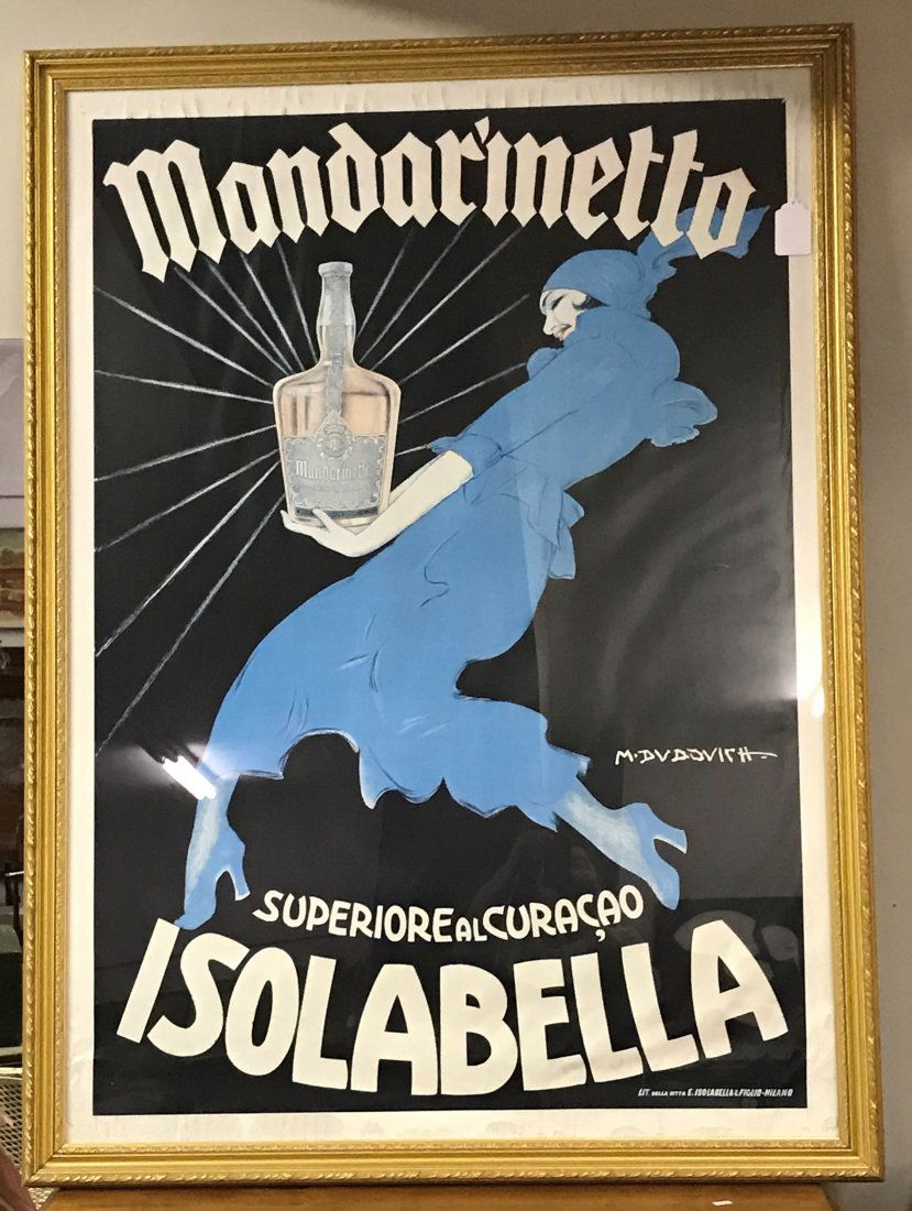 Framed French Poster M. Dvadvich (1 of 1)