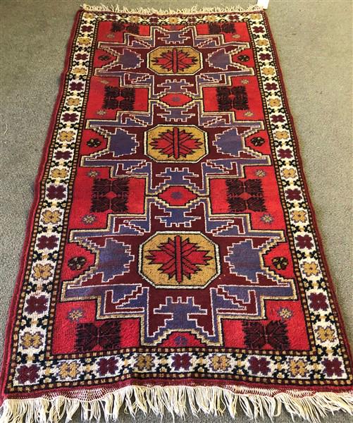 Handmade Rug 3'5"x6'4" (1 of 5)