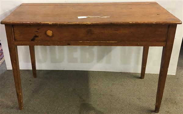 1 Drawer 19th Century one drawer work table (1 of 2)