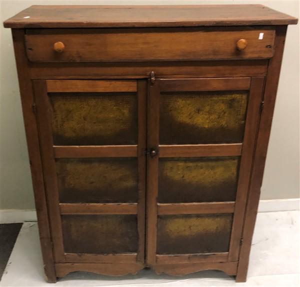 Antique Punched Tin Pie Safe 39"w x17"d x51"h (1 of 7)