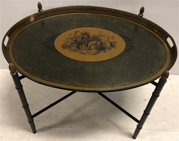 Faux Bamboo Tray Table 25"x31"x22"h (1 of 5)