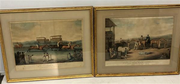 2 English Horse Racing Prints 32"x27" (1 of 6)