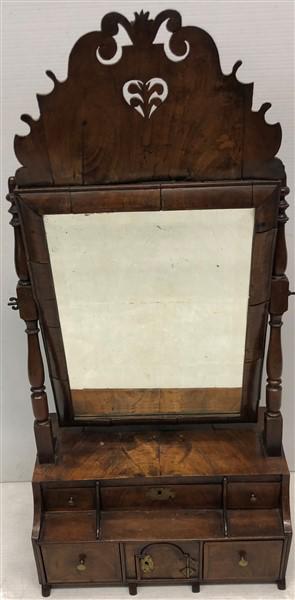 18th Cent. Dutch Dressing Mirror (1 of 10)