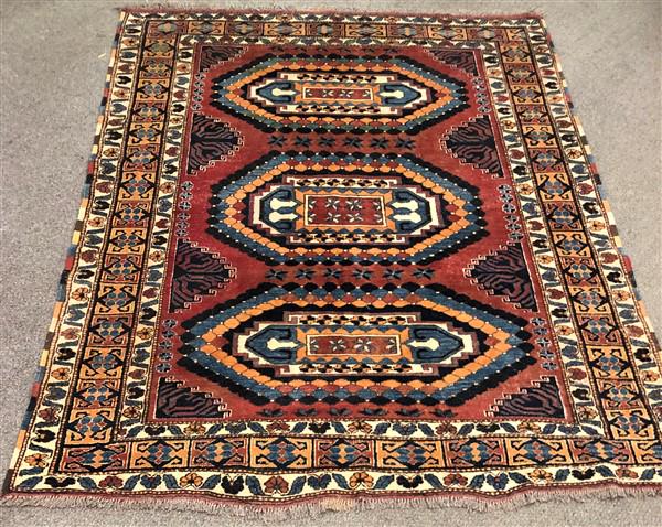 Kazak Style Rug 5'6"x6'7" (1 of 6)