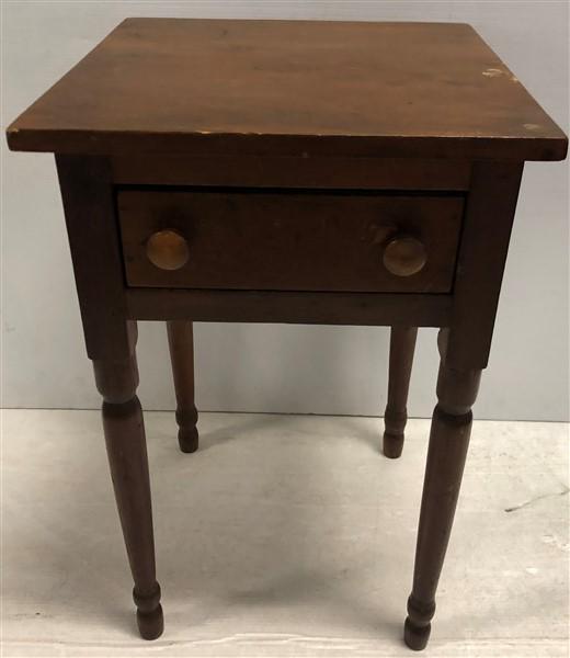 Pine 1 Drawer Stand 17"x17"x28"h (1 of 5)