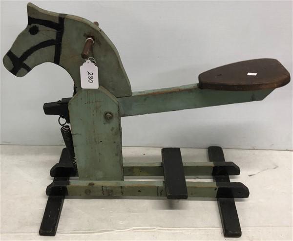 Vintage Spring Hobby Horse 28"L x15"w x24"h: Vintage Spring Hobby Horse 28"L x15"w x24"h