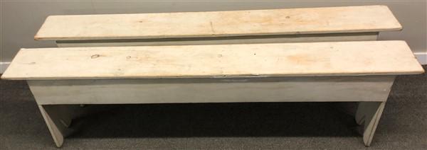 2 Contemporary Benches 74"x9"x21" (1 of 4)