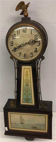 New Haven Banjo Clock- Replaced Works (1 of 6)