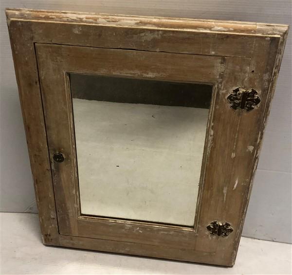 Country Medicine Cabinet: Country Medicine Cabinet21"w x 25.5"h x 5" deep overall17.75"w x 22.5"h x 3.75"d- box area that could be inserted into a wall