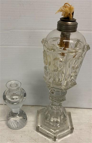 2 Pc. Glass Lot 11" Big one 5" Smaller (1 of 4)