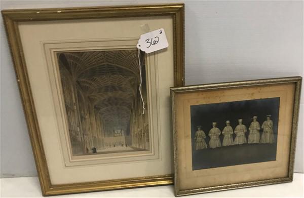 2 Architectural Prints 15" x 20" & 12" x 13" (1 of 2)