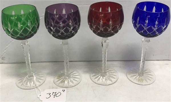 4 pieces of cut to clear stemware (1 of 1)