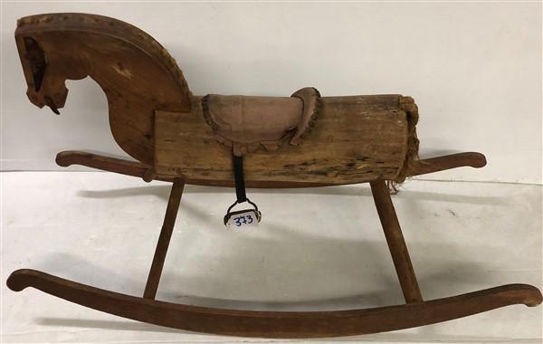 48" overall primitive country rocking horse (1 of 7)