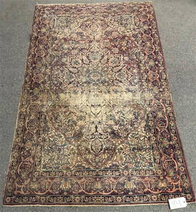 Well Worn Persian Rug: Well Worn Persian Rug 4'4"x7'