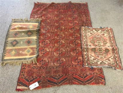 3 "As Is" Antique Rugs: 3 "As Is" Antique Rugs