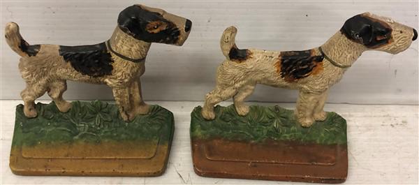 Pr. of Iron Painted Bookends (1 of 4)