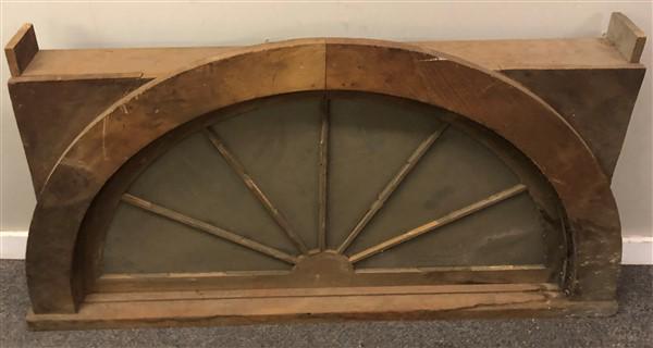 Oval Transom Window "Architectural" 50"w x 7"d x 31"h (1 of 6)